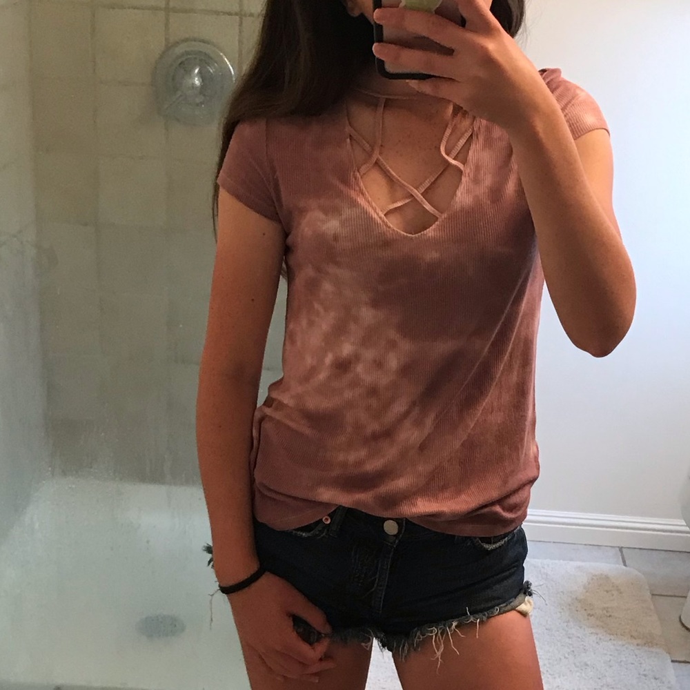 American Eagle Soft & Sexy Ribbed Tee